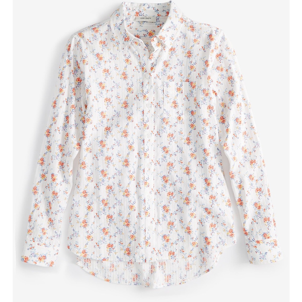 Floral Button-Up Shirt - Picture 2 of 6